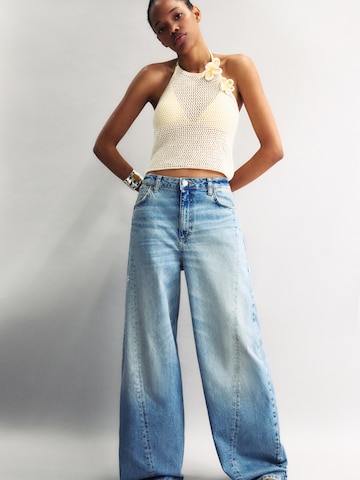 Pull&Bear Baggy Jeans in Blue