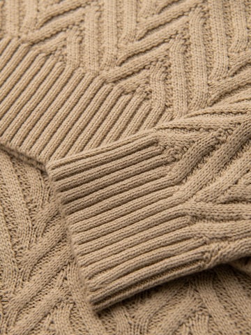 Pull-over Ombre en beige