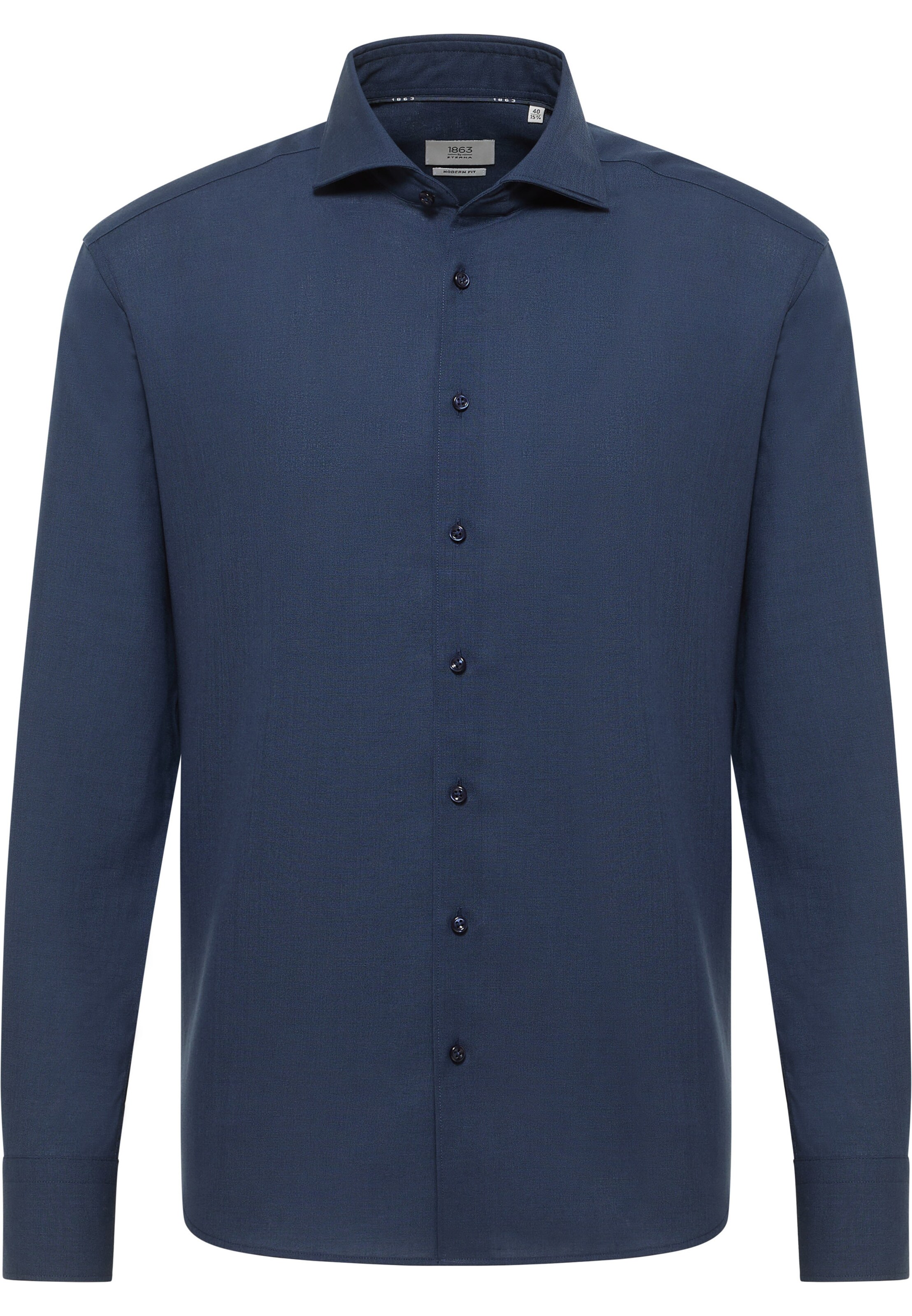 ETERNA Zakelijk overhemd in de kleur Navy, Productweergave