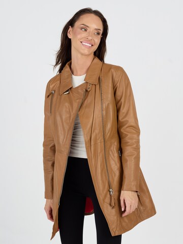 JCC Tussenmantel in Bruin: voorkant