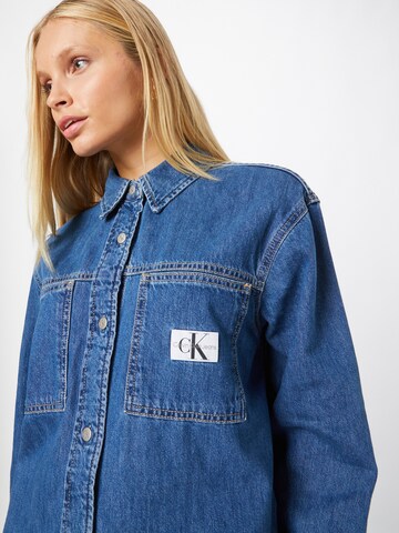 Calvin Klein Blusekjole i blå