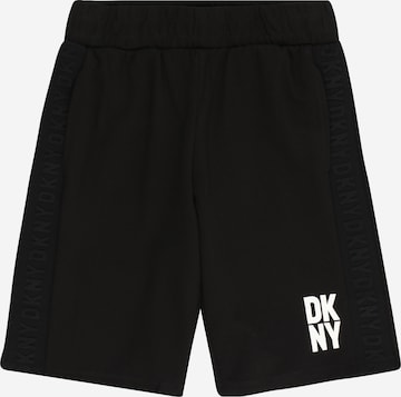 DKNY Regular Urheiluhousut värissä musta: edessä