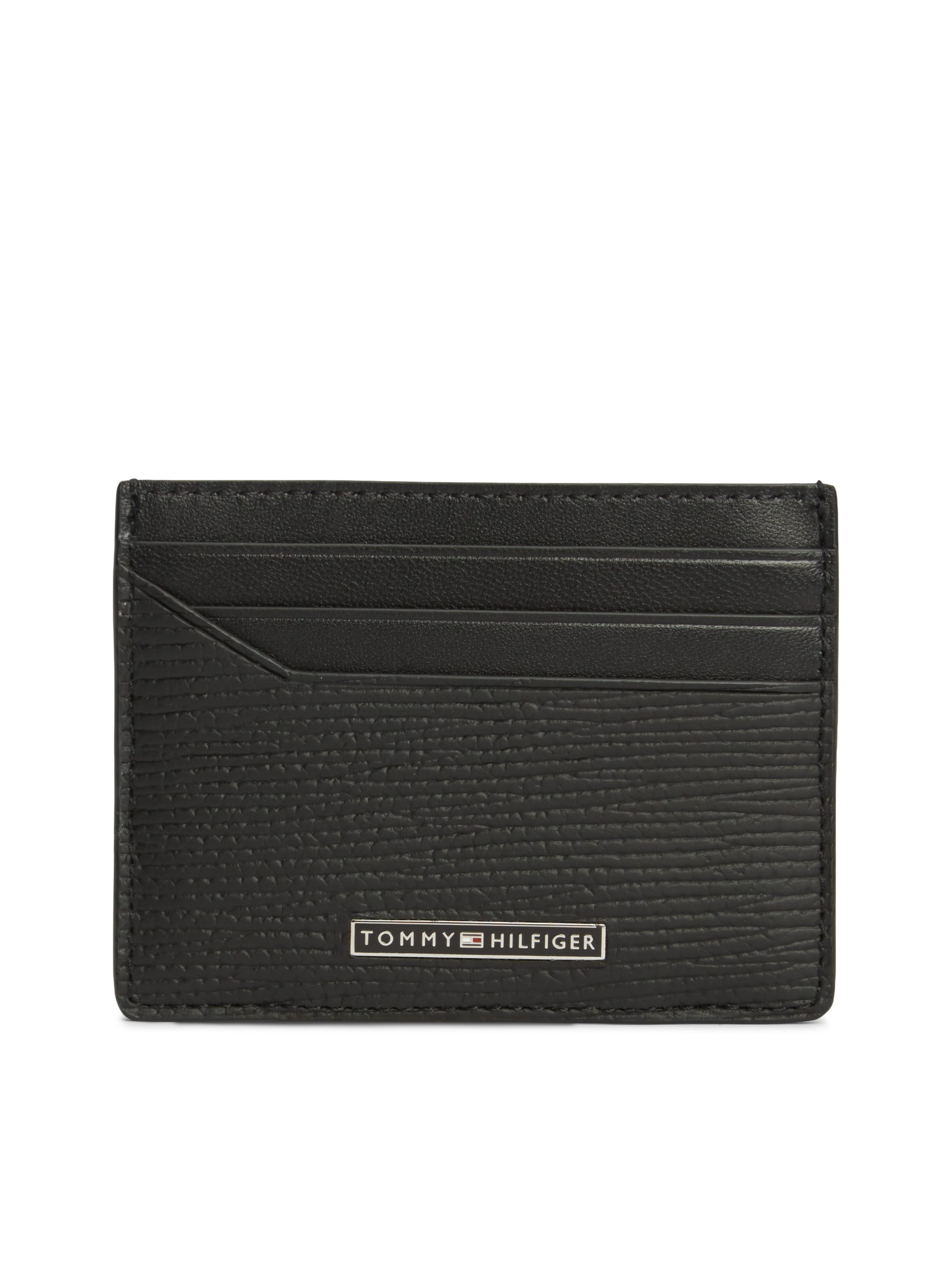 Portamonete di TOMMY HILFIGER in nero: frontale