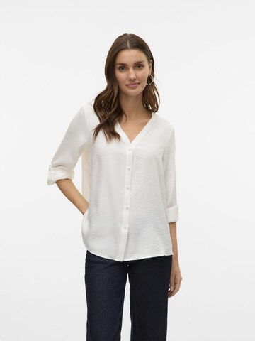 VERO MODA Bluse 'VMMelaney' i hvid: forside