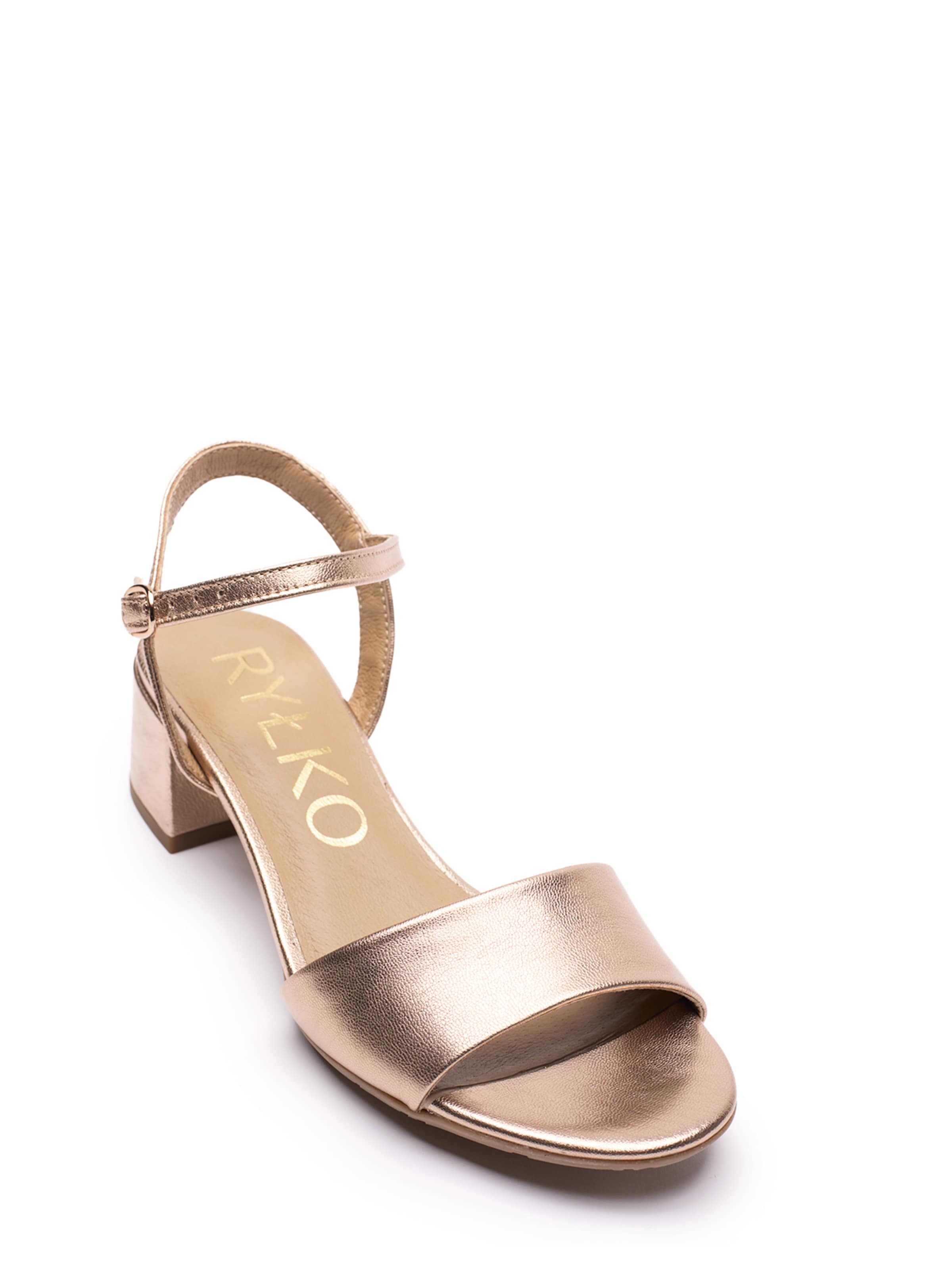 RYŁKO - Sandália em ouro