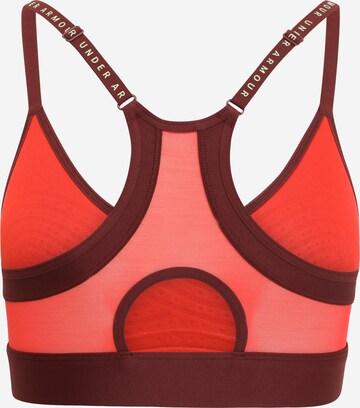 Low support Reggiseno sportivo 'Infinity' di UNDER ARMOUR in rosso