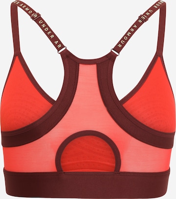 UNDER ARMOUR Low Support Sports Bra 'Infinity' in Red