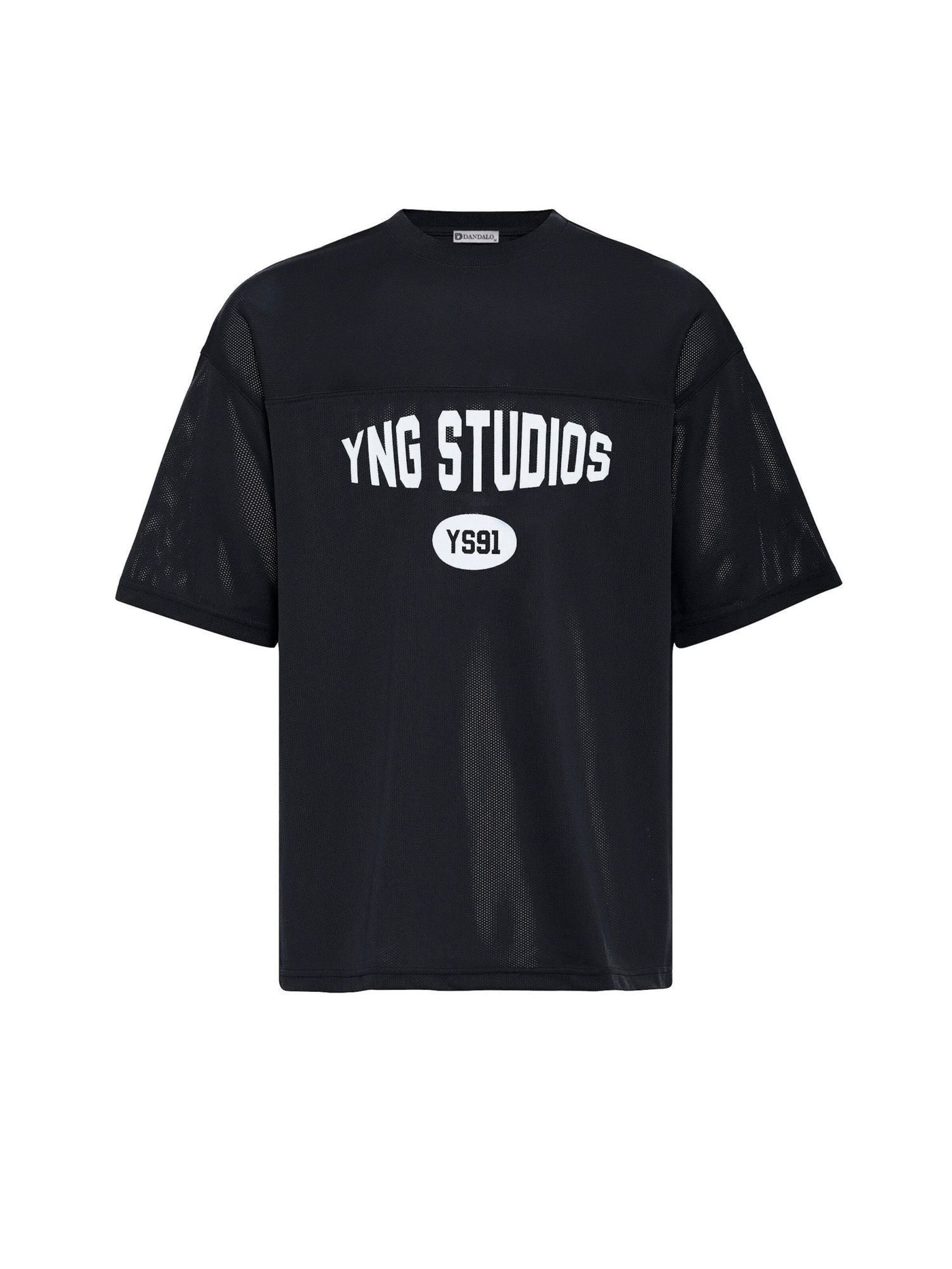 Maglietta di Dandalo in nero: frontale