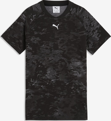 T-Shirt fonctionnel PUMA en noir : devant