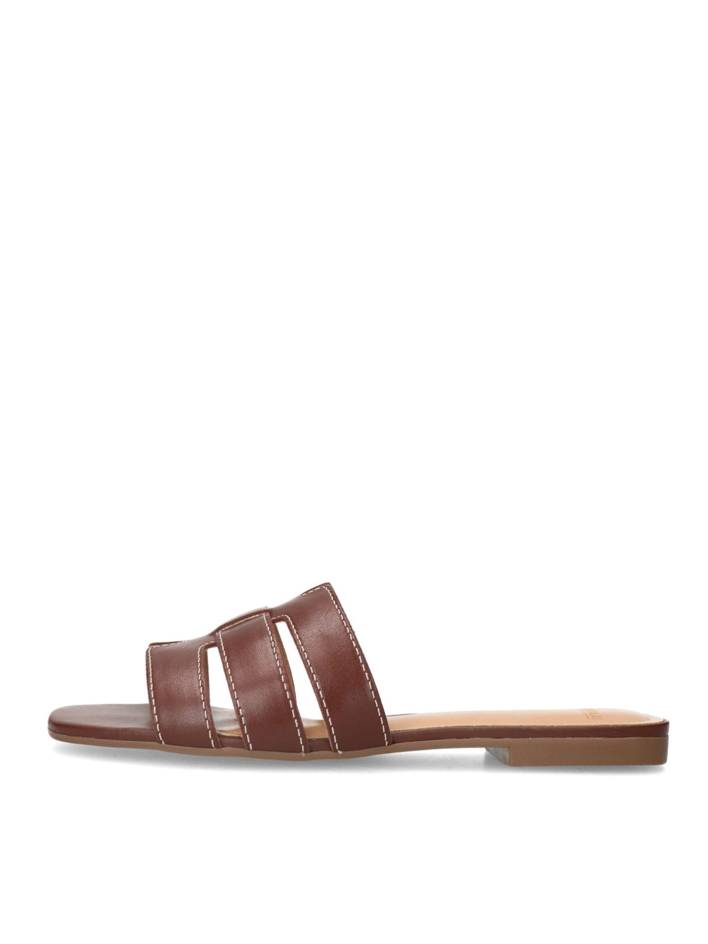 MANFIELD Pantolette in Braun