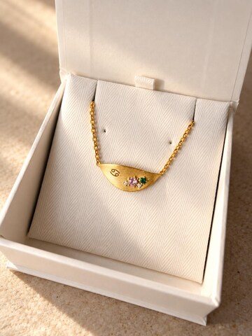 Braccialetto '18k Gold Plated Cancer | Kreeft Zodiac' di Sally Jane Jewelry in oro