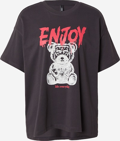 Marškinėliai iš ONLY, spalva – granatų spalva / juoda / balta, Prekių apžvalga