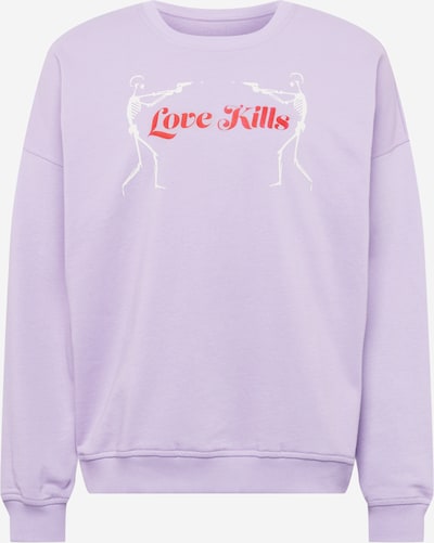 SHYX Sweatshirt 'Asya' in Lilac / Red / White, Item view