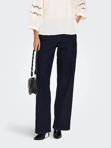 JDY Szeroka nogawka Jeansy 'JDYGEGS' w kolorze niebieski: przód