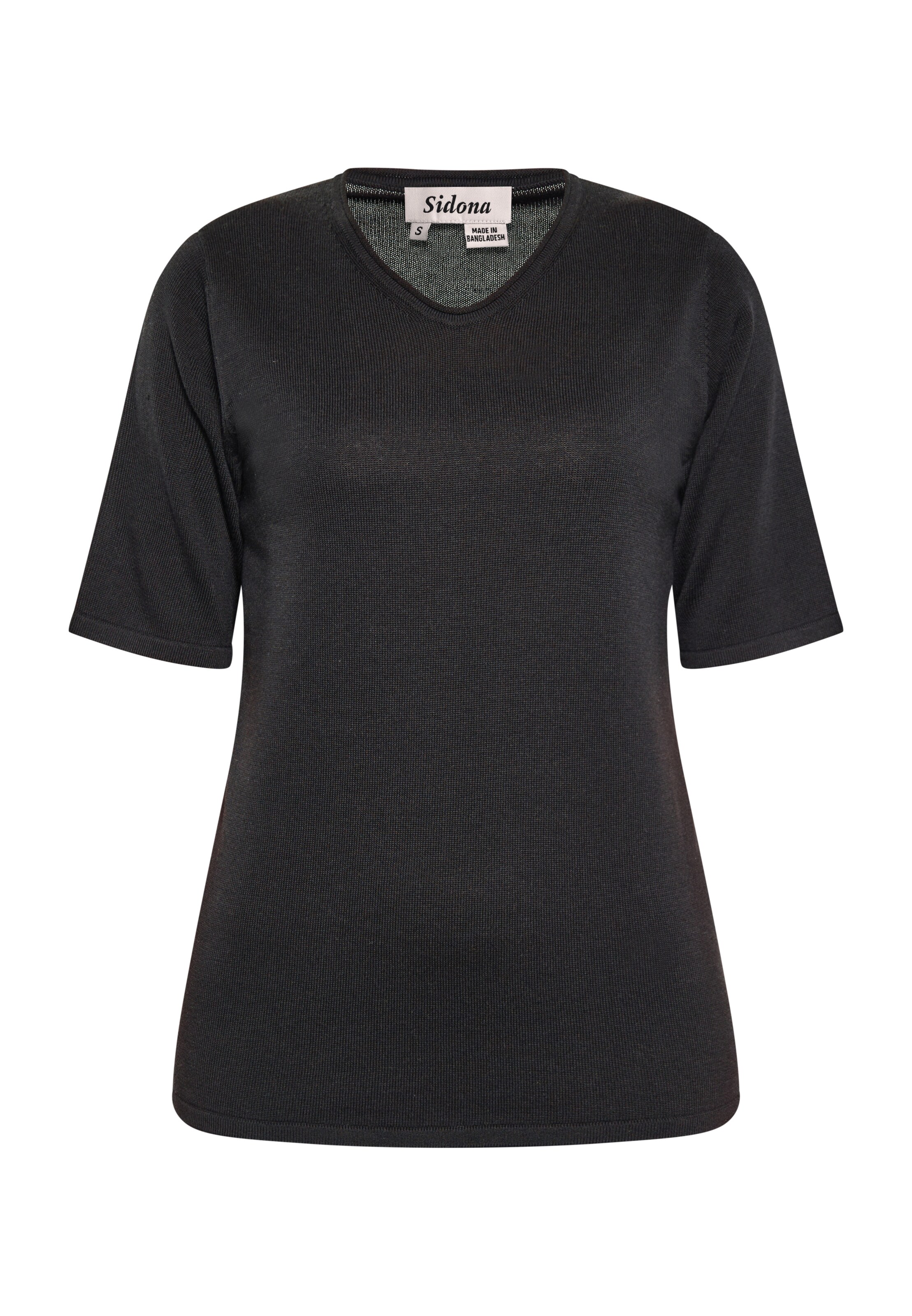 Sidona Trui in Zwart: voorkant