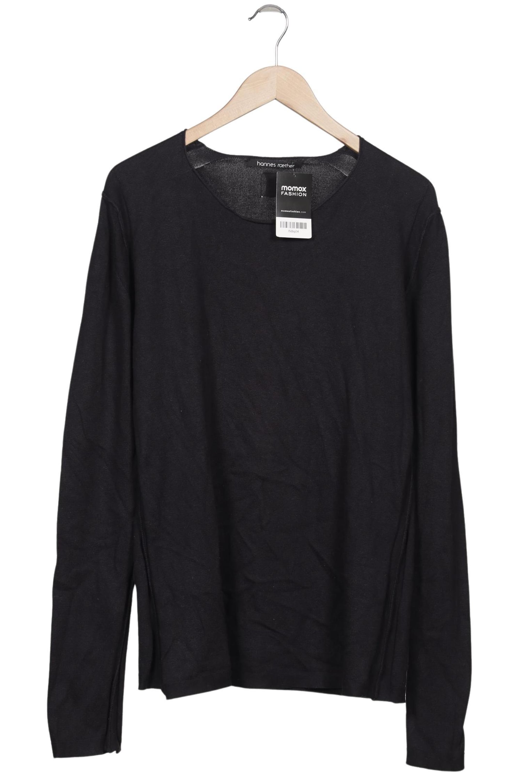 hannes rœther Pullover 8XL in Schwarz: Vorderseite