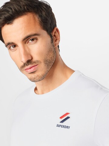 balta Superdry Marškinėliai 'Essential'