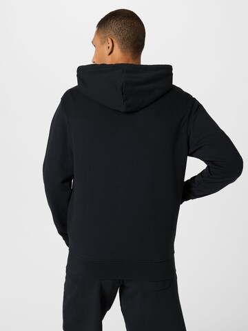 FRANKLIN & MARSHALL Zip-Up Hoodie in Black