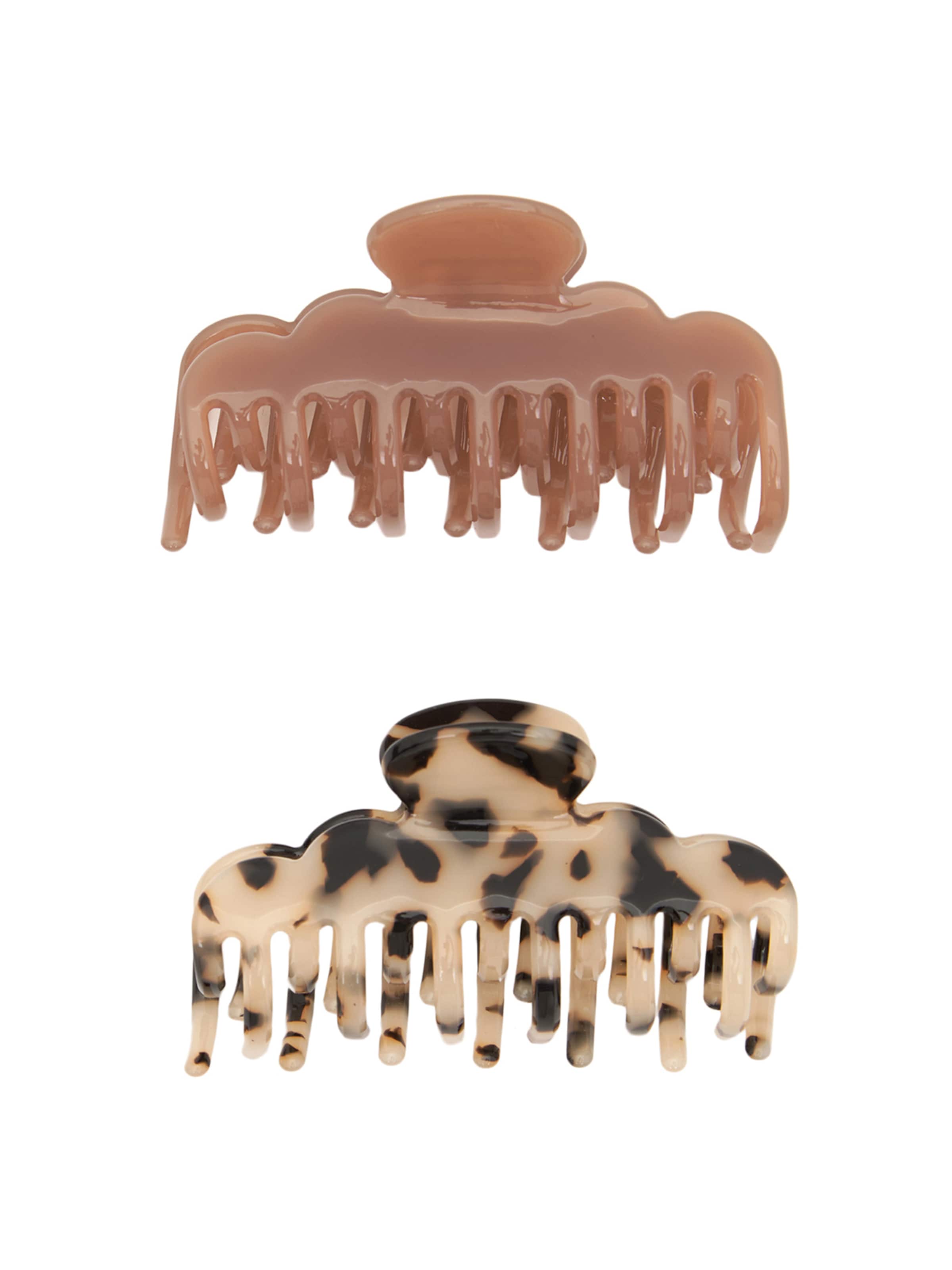 Pull&Bear Haarspange in pitaya / puder / schwarz, Produktansicht