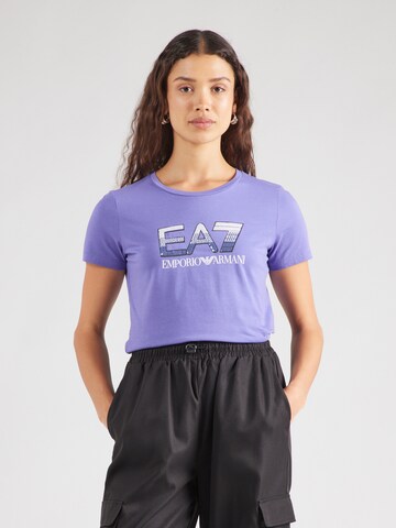 EA7 Emporio Armani Shirts i lilla: forside