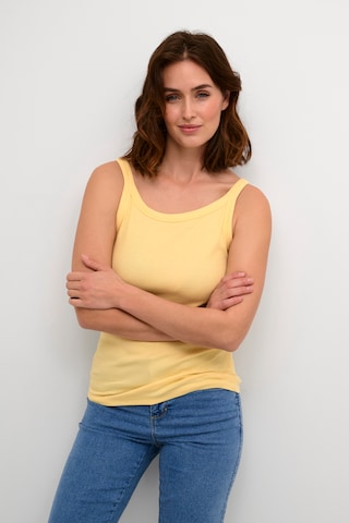 Kaffe Top 'Carna' in Yellow: front