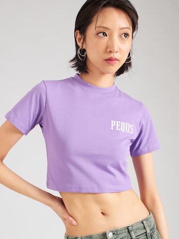 T-shirt Pequs en violet