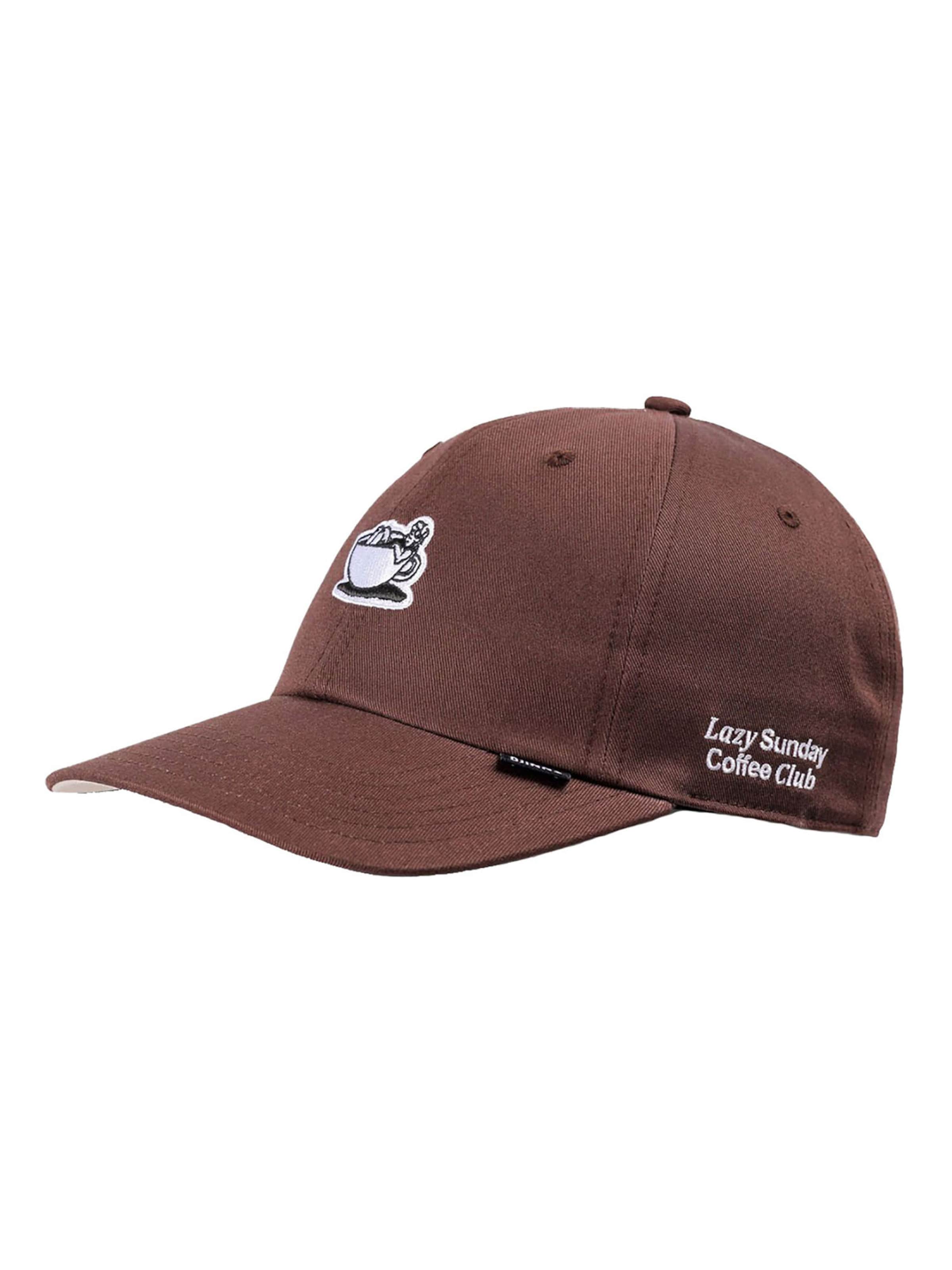 DJINNS Cap 'Guy in Cup' in Brown: front