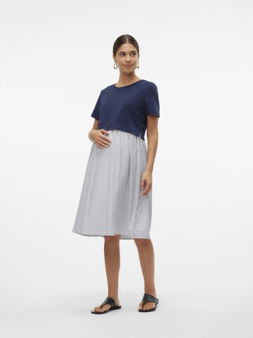 MAMALICIOUS Kleid 'MLMALENA' in Blau