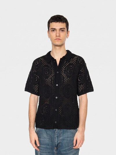 Camicia 'Sweater Camp Shirt Pointelle Crochet Jet' in S LEVI'S ® di colore nero, Visualizzazione prodotti