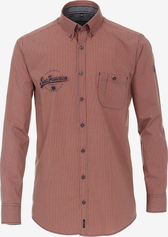 VENTI Regular fit Button Up Shirt in Orange: front