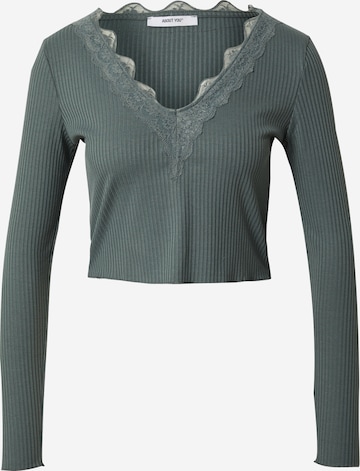 ABOUT YOU Shirt 'Noelle' in Groen: voorkant