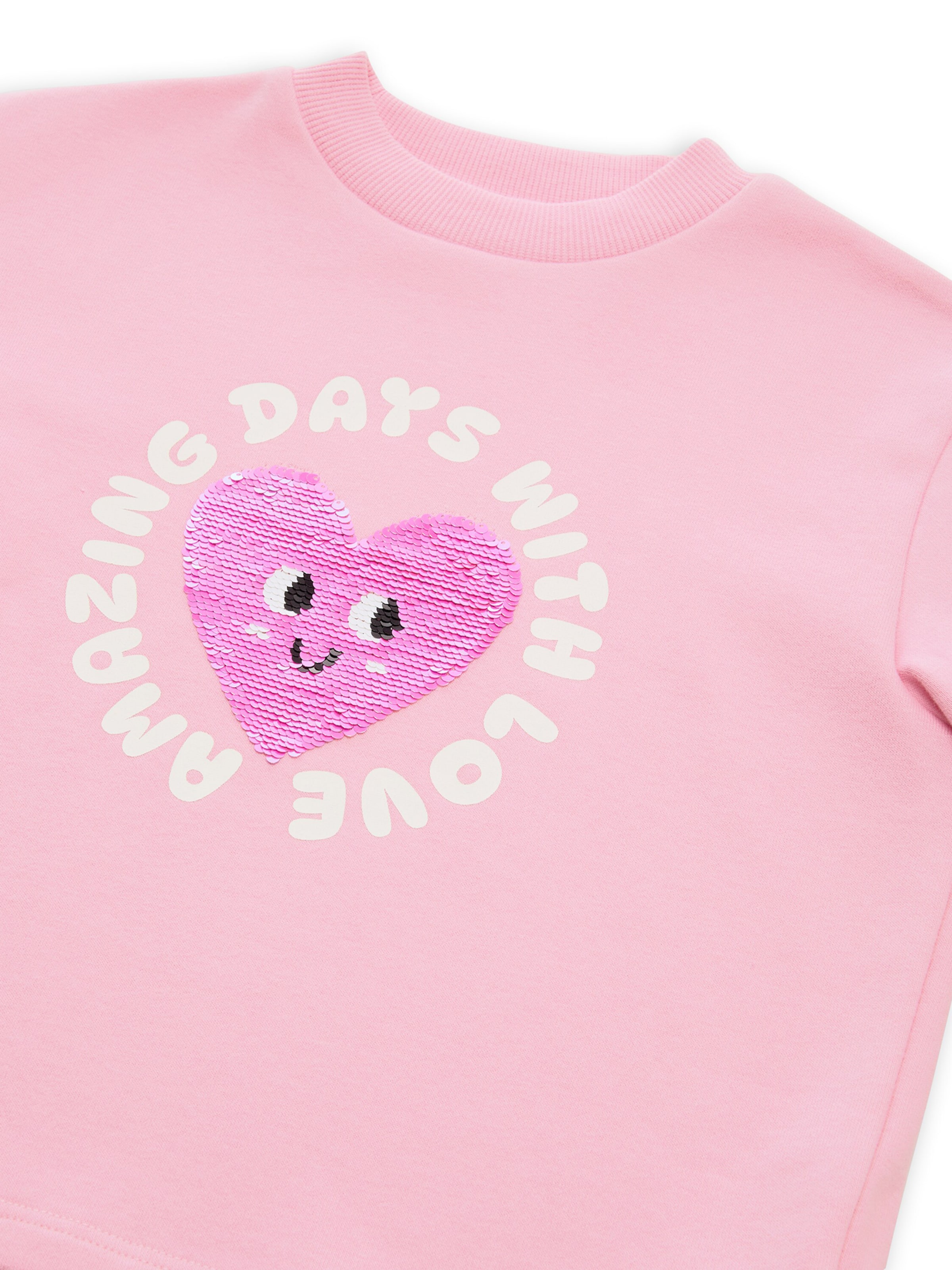 Sweat-shirt TOM TAILOR en rose