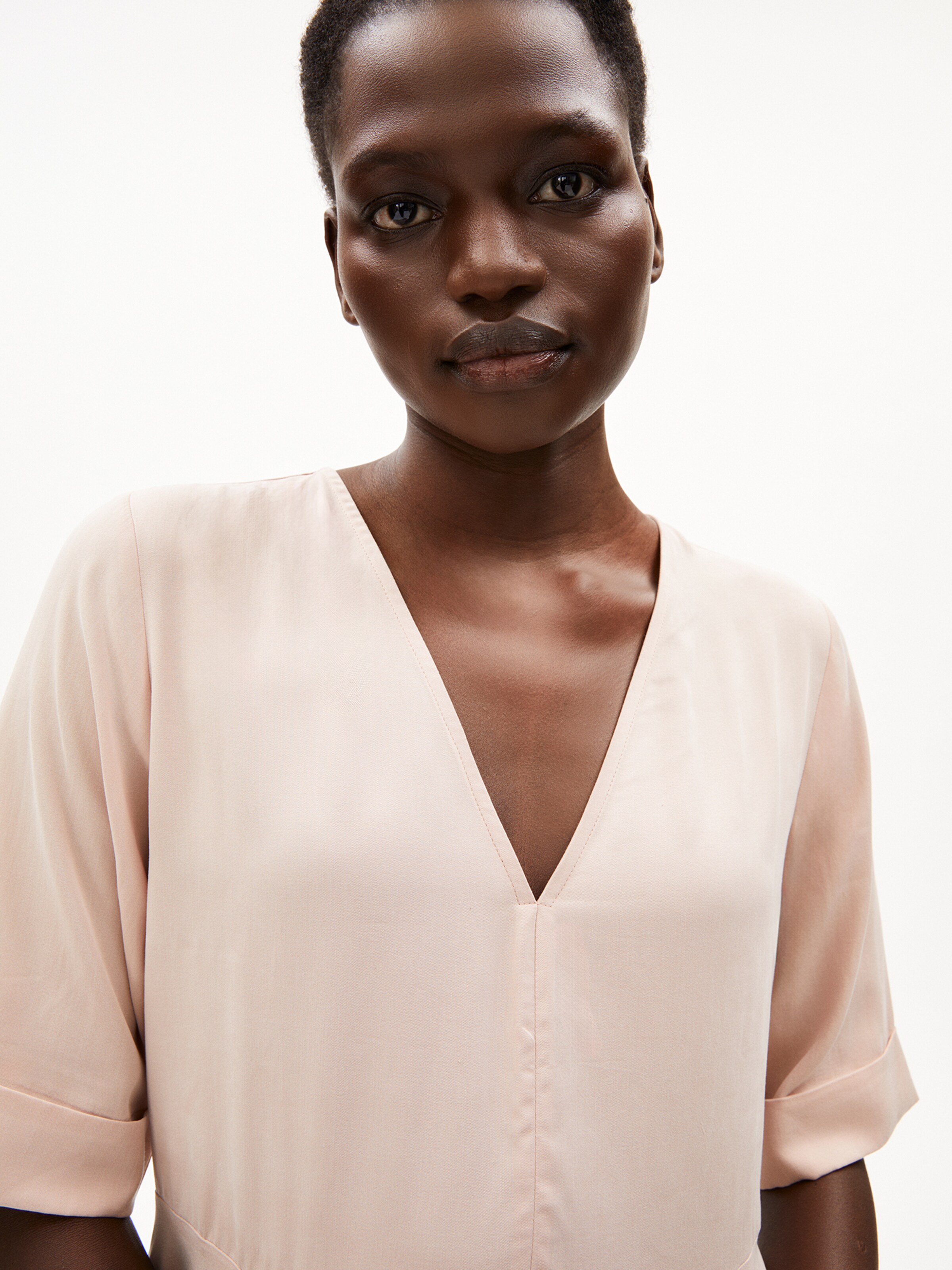 ARMEDANGELS Dress ' VAALI ' in Pink: front