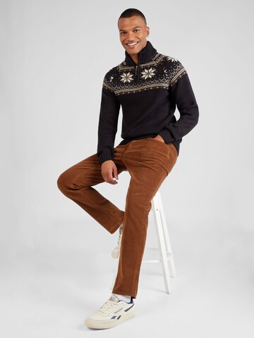 Regular Pantalon BLEND en marron