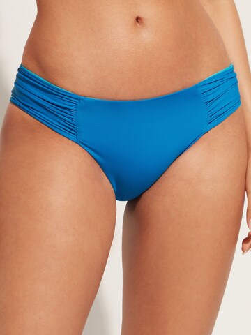 CALZEDONIA Bikini Bottoms in Blue: front