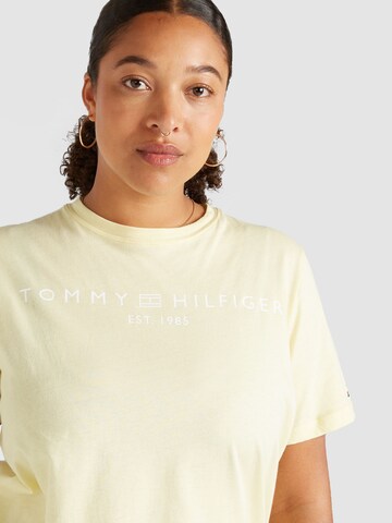 Tommy Hilfiger Curve Футболка в Желтый