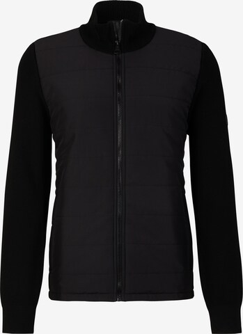 STRELLSON Zip-Up Hoodie 'Ivar' in Black: front