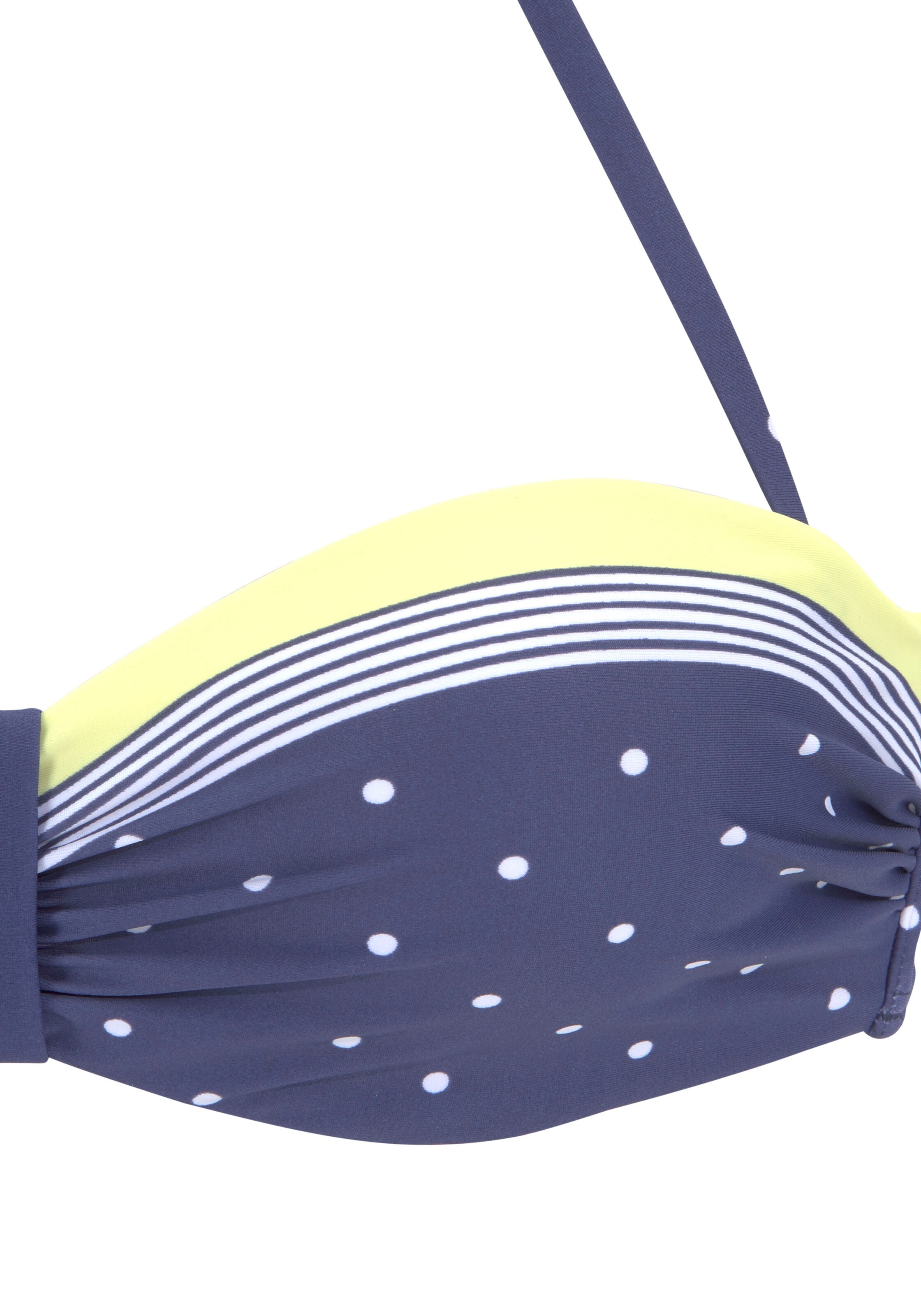 LASCANA Bandeau Bikinitop in Blau