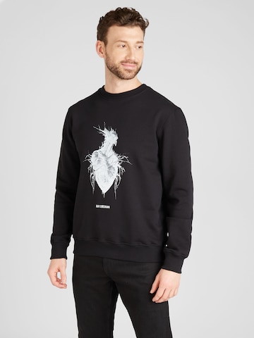 Han Kjøbenhavn Sweatshirt 'Heart Monster' i sort: forside