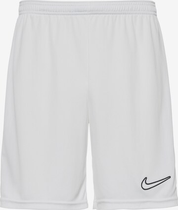 NIKE Regular Sports trousers 'Academy23' in White: front