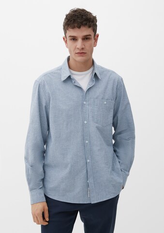 s.Oliver Regular fit Button Up Shirt in Blue: front