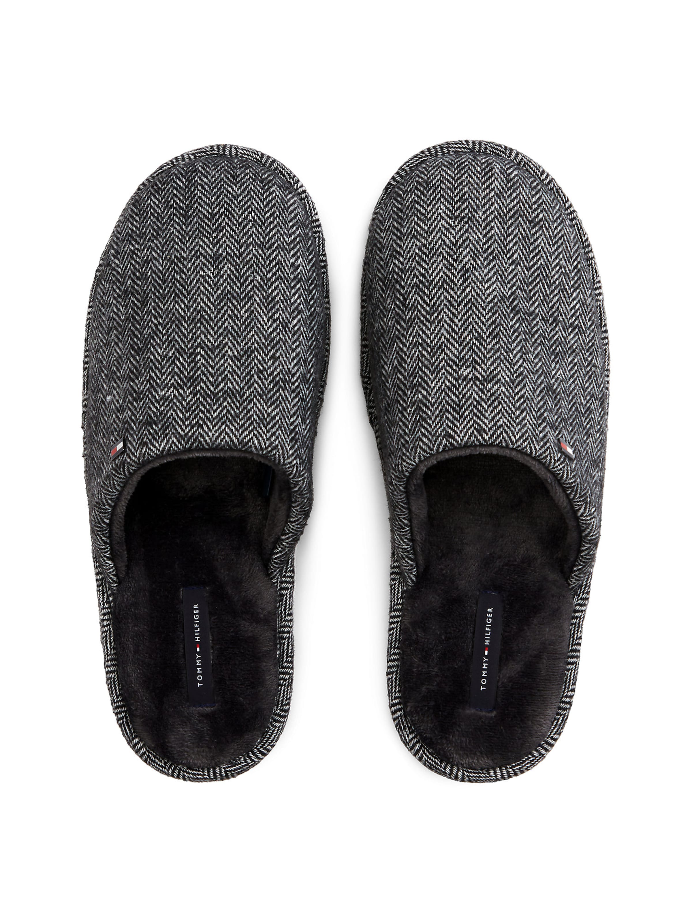 TOMMY HILFIGER Hausschuh in Grau