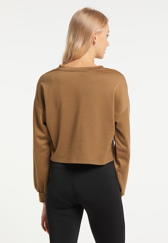 myMo ATHLSR Athletic Sweatshirt in Brown