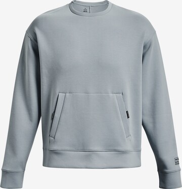 UNDER ARMOUR Athletic Sweatshirt 'Summit' in Blue: front