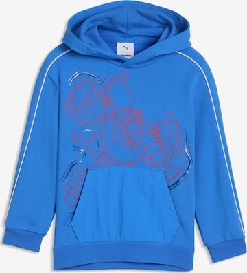 PUMA Athletic Sweatshirt 'Puma x Transformers T7' in Blue: front