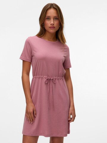 Robe 'VMLUNA' VERO MODA en rose : devant