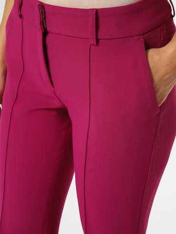 Cambio Regular Pleat-Front Pants 'Farah' in Pink