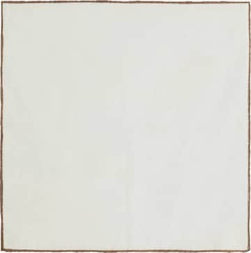 Pochette Boggi Milano en blanc : devant