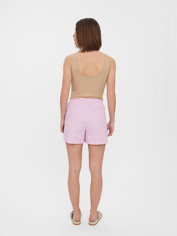 VERO MODA - Regular Calças 'FENYA' em roxo