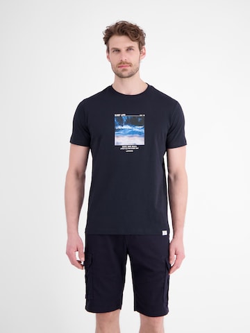 T-Shirt LERROS en bleu : devant
